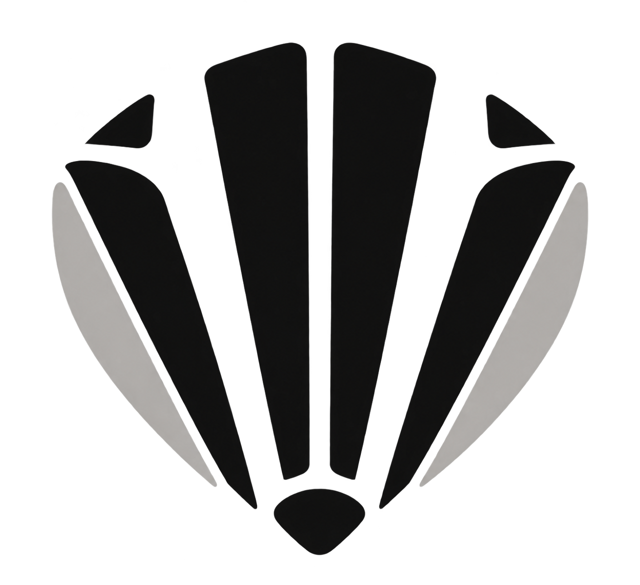 BE BADger head emblem